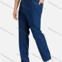 Wholesale Men's Casual Straight Leg Zipper Fly Multiple Pockets Plain Jeans preview