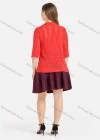Wholesale Women's Rib-knit Button Down Cut Out Half Sleeve Knit Cardigan - Liuhuamall