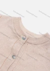 Wholesale Baby's Plain Long Sleeve Round Neck Button Front Sweater Cardigan - Liuhuamall