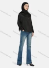 Wholesale Women's Casual Plain Collared Long Sleeve Shirt 1169# - Liuhuamall