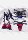 Wholesale Women's Sexy Letter Bralette Bra & Briefs Lingerie Set 268# - Liuhuamall