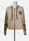 Wholesale Women's Casual Hooded Full Zip Long Sleeve Hoodies - Liuhuamall