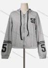 Wholesale Women's Casual Hooded Full Zip Long Sleeve Hoodies - Liuhuamall