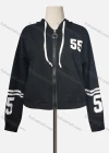 Wholesale Women's Casual Hooded Full Zip Long Sleeve Hoodies - Liuhuamall