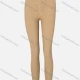 Wholesale Women's High Waist Stretch Long Plain Knitted Leggings Apricot Clothing Wholesale Market Liuhua