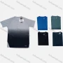 Wholesale Men's Sporty Round Neck Short Sleeve Gradient Quick Dry Breathable T-Shirt preview