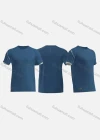 Wholesale Men's Casual Sporty Plain Letter Round Neck Short Sleeve Slim Fit Tee - Liuhuamall