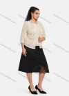 Wholesale Women's Elegant Plus Size Long Sleeve Embroidery Top 2 Piece Sets - Liuhuamall