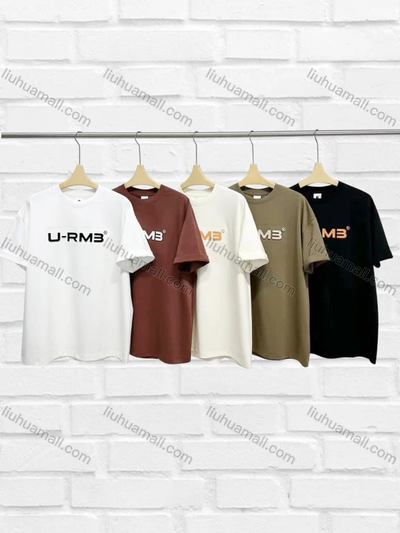 Wholesale Men's Casual Letter Print Round Neck Short Sleeve T-shirts N8035#