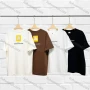 Wholesale Men's Casual Letter Print Round Neck Drop Shoulder Short Sleeve T-shirts N8056# preview