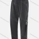Wholesale Men's Casual & Sporty Striped & Letter Print Elastic Waist Cropedd Tight Pants 0809# Gray Clothing Wholesale Market Liuhua