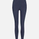 Women's Sporty High Waist Sheer Mesh Plain Legging Dark Blue Clothing Wholesale Market -LIUHUA