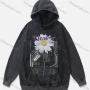 Wholesale Men's Fashion 100%Cotton Graphic Distressed Long Sleeve Hoodie Pullover Sweatshirt SML42# preview