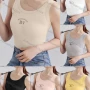Wholesale Women's Casual Plain Letter Scoop Neck Tank Top W170# preview