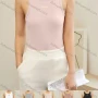Wholesale Women's Casual Plain Letter Crew Neck Tank Top W090# preview
