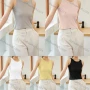 Wholesale Women's Casual Plain Crew Neck Tank Top B164# preview