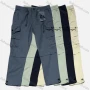 Wholesale Men's Casual Plain Flap Pockets Drawstring Cargo Pant 7613# preview