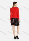Wholesale Women's V-Neck Solid Button Front Knit Long Sleeve Slim Fit Cardigan 2289-4443# - Liuhuamall