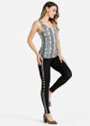 Wholesale Women's Summer Allover Sequin Tank Top&Skinny Pants Set - Liuhuamall