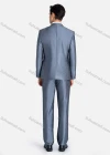 Wholesale Men's Formal Lapel Colorblock One Button Blazer & Waistcoat & Pants 3 Pieces Suit Set - Liuhuamall