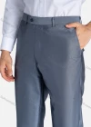 Wholesale Men's Formal Lapel Colorblock One Button Blazer & Waistcoat & Pants 3 Pieces Suit Set - Liuhuamall