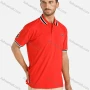 Wholesale Men's Striped Trim Embroidered Casual Short Sleeve Polo Shirts preview