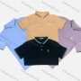 Wholesale Men's Casual Striped Trim Short Sleeve Polo Shirt(Pack Of 12) preview