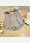 Wholesale Women's Casual Plain Drawstring High Waist Pants 639# - Liuhuamall
