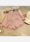 Wholesale Women's Casual Plain Drawstring High Waist Pants 639# - Liuhuamall
