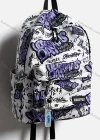 Wholesale Student's Nylon Graffiti Durable Water Resistant School Book Bag Laptops Backpack - Liuhuamall