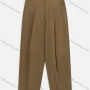 Wholesale Women's Casual Plain High Waist Wide Leg Ankle Length Pants 8036# preview