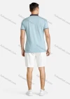 Wholesale Men's Contrast Short Sleeve Polo Shirt - Liuhuamall
