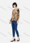 Wholesale Women's Vintage Round Neck Long Sleeve Sweater - Liuhuamall
