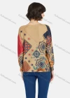 Wholesale Women's Vintage Round Neck Long Sleeve Sweater - Liuhuamall