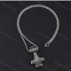 Wholesale Fashion Stainless Steel Adjustable Pendant Necklace SP0049# Silver Clothing Wholesale Market Liuhua