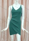Wholesale Women's Casual Ruched Plain Hollow Out Cami Dress - Liuhuamall