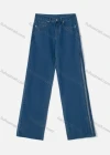 Wholesale Women's Casual Plain Wide Leg Jean - Liuhuamall