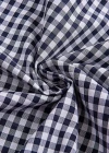 Wholesale Men's Formal Collared Long Sleeve Gingham Button Down Dress Shirts - Liuhuamall