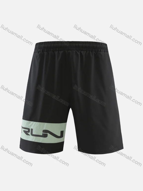 Wholesale Men's Athletic Workout Elastic Waist Shorts 11026#