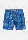 Wholesale Men's Vacation Tropical Print Drawstring Beach Shorts - Liuhuamall