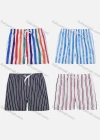 Wholesale Men's Vacation Striped Drawstring Beach Shorts - Liuhuamall