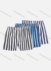 Wholesale Men's Vacation Regular Fit Striped Drawstring Beach Shorts - Liuhuamall