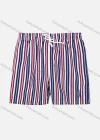Wholesale Men's Vacation Regular Fit Striped Drawstring Beach Shorts - Liuhuamall