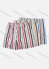 Wholesale Men's Vacation Regular Fit Striped Drawstring Beach Shorts - Liuhuamall