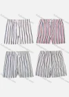 Wholesale Men's Vacation Striped Drawstring Beach Shorts - Liuhuamall