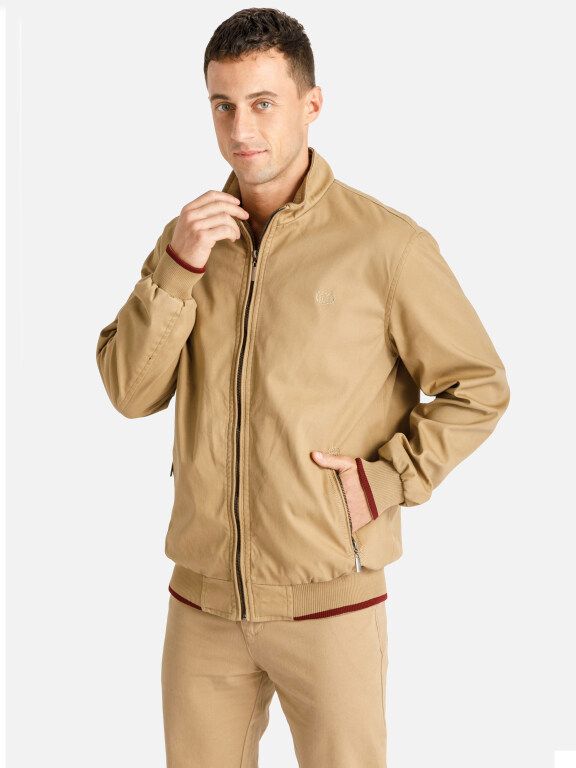Men's Casual Plain Stand Collar Long Sleeve Zipper Jacket, Clothing Wholesale Market -LIUHUA, Coats%20%26%20Jackets