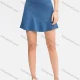 Wholesale Women's Plain High Waisted Athletic Golf Tennis Skort With Pockets Gray Blue Clothing Wholesale Market Liuhua