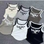 Wholesale Women's Casual Letter Print Curved Hem Crop Tank Top preview