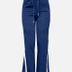 Women's Casual Drawstring Striped Flare Pant 77# Clothing Wholesale Market -LIUHUA