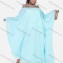 Wholesale Women's African Batwing Chiffon Embroidery Long Sleeve Oversized Maxi Kaftan Dress preview